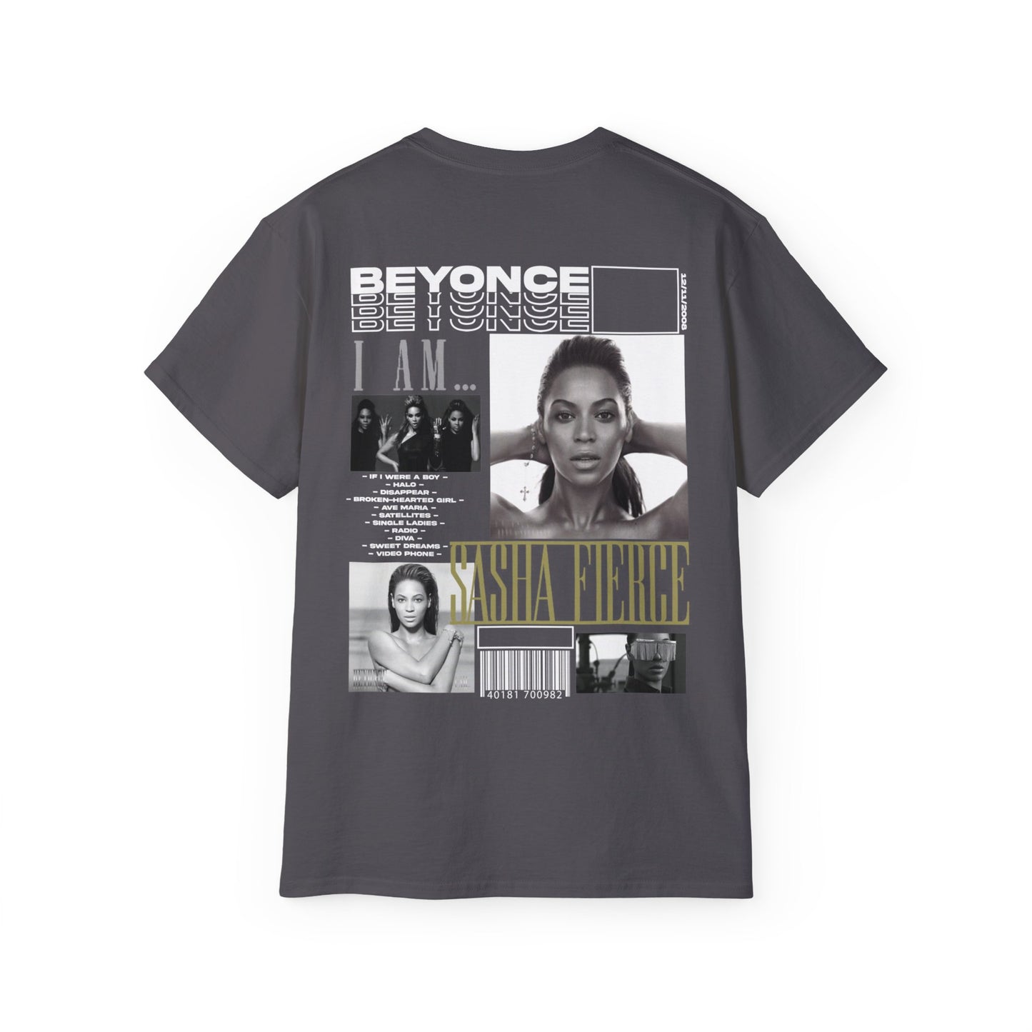 I am Sasha fierce Infographic T-Shirt