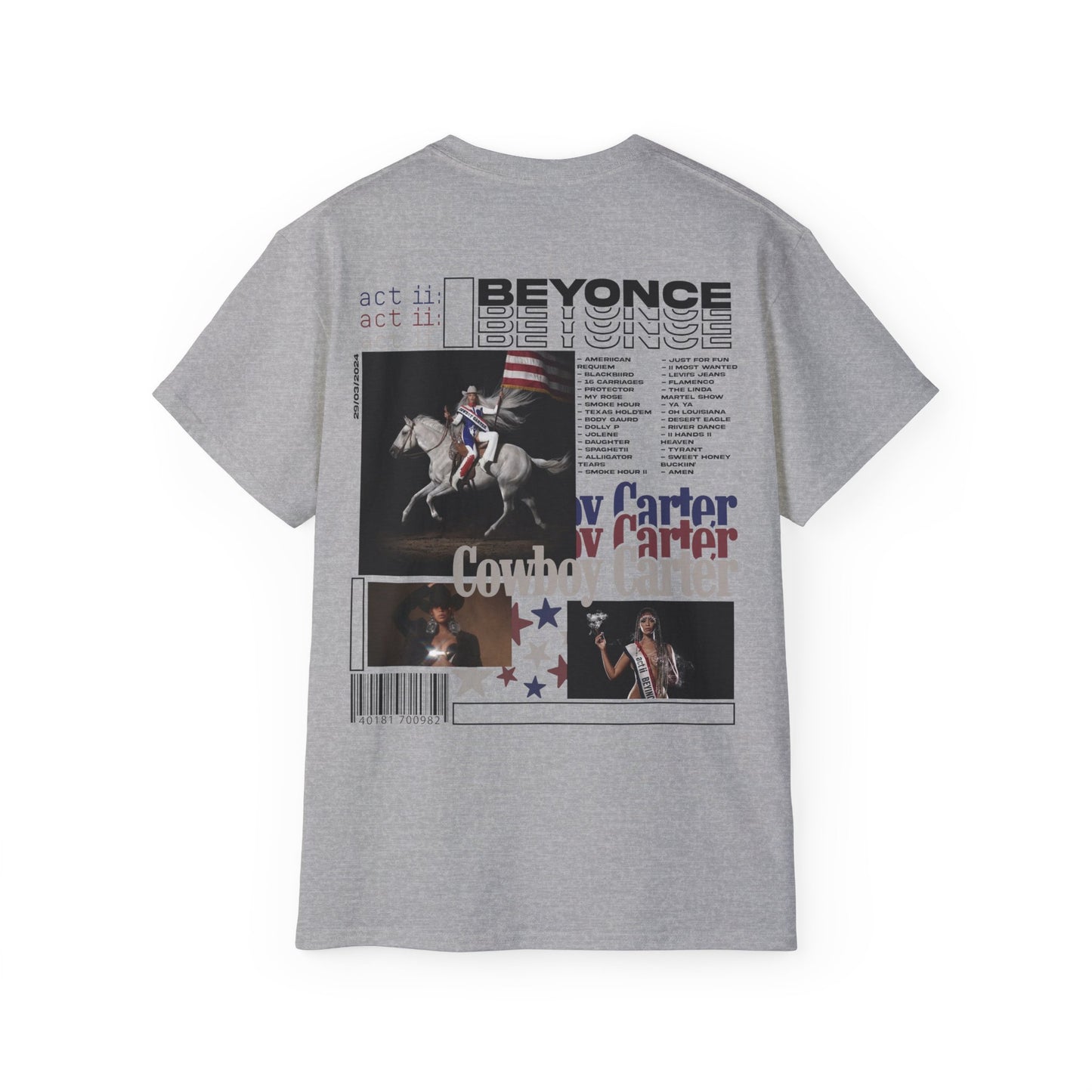 Cowboy Carter Infographic T-shirt