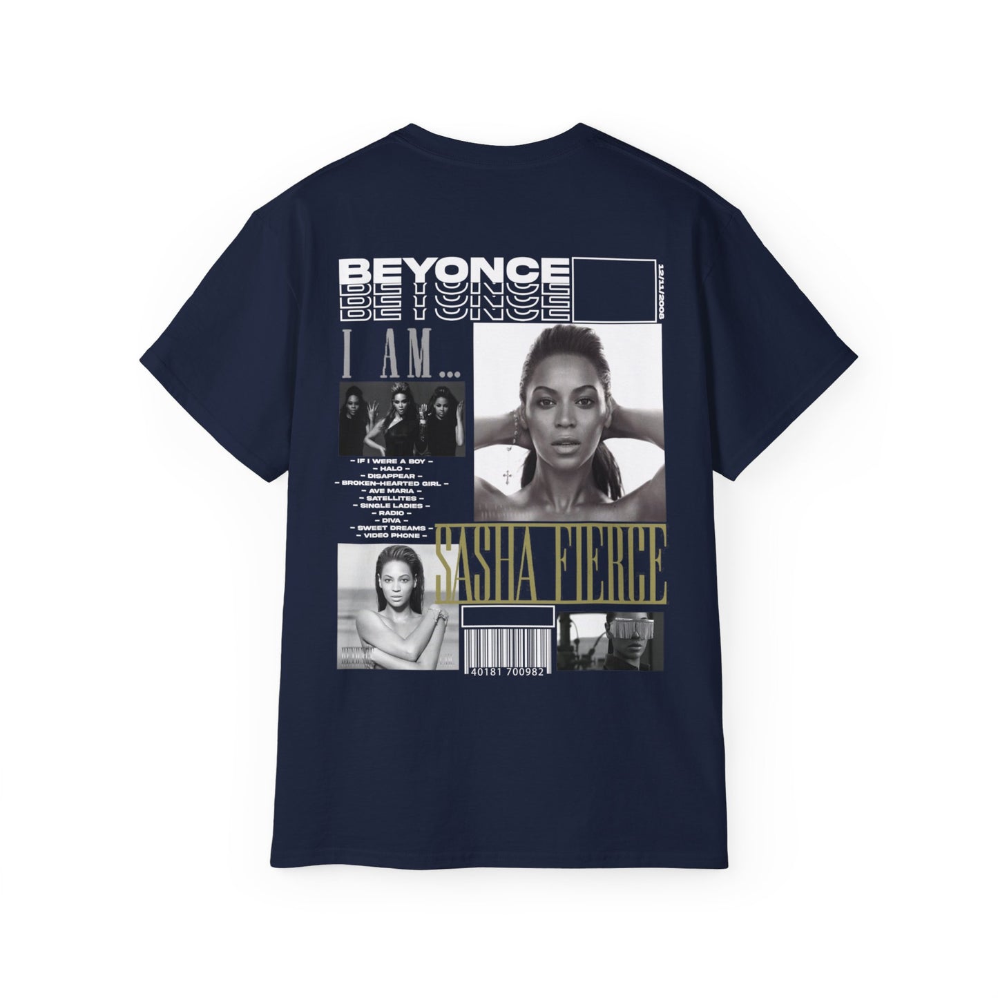 I am Sasha fierce Infographic T-Shirt