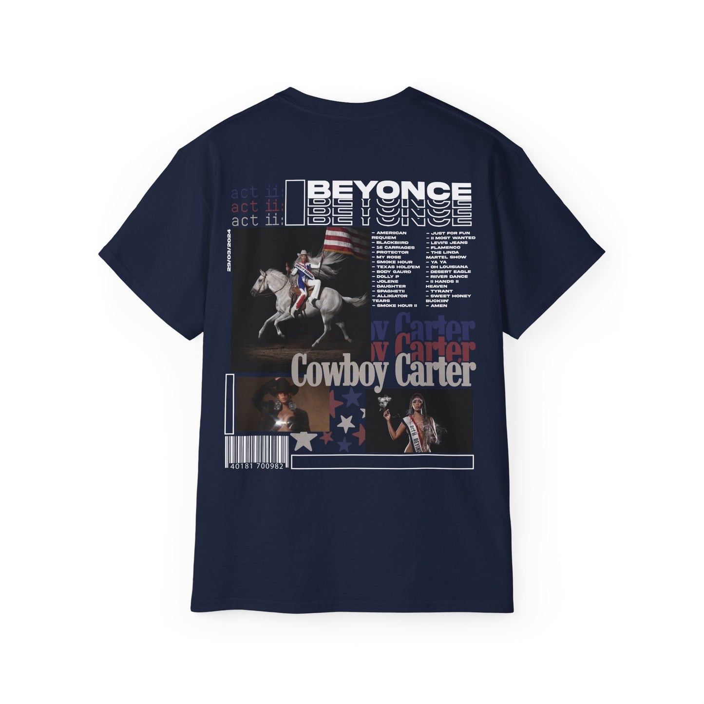 Cowboy Carter Infographic T-shirt