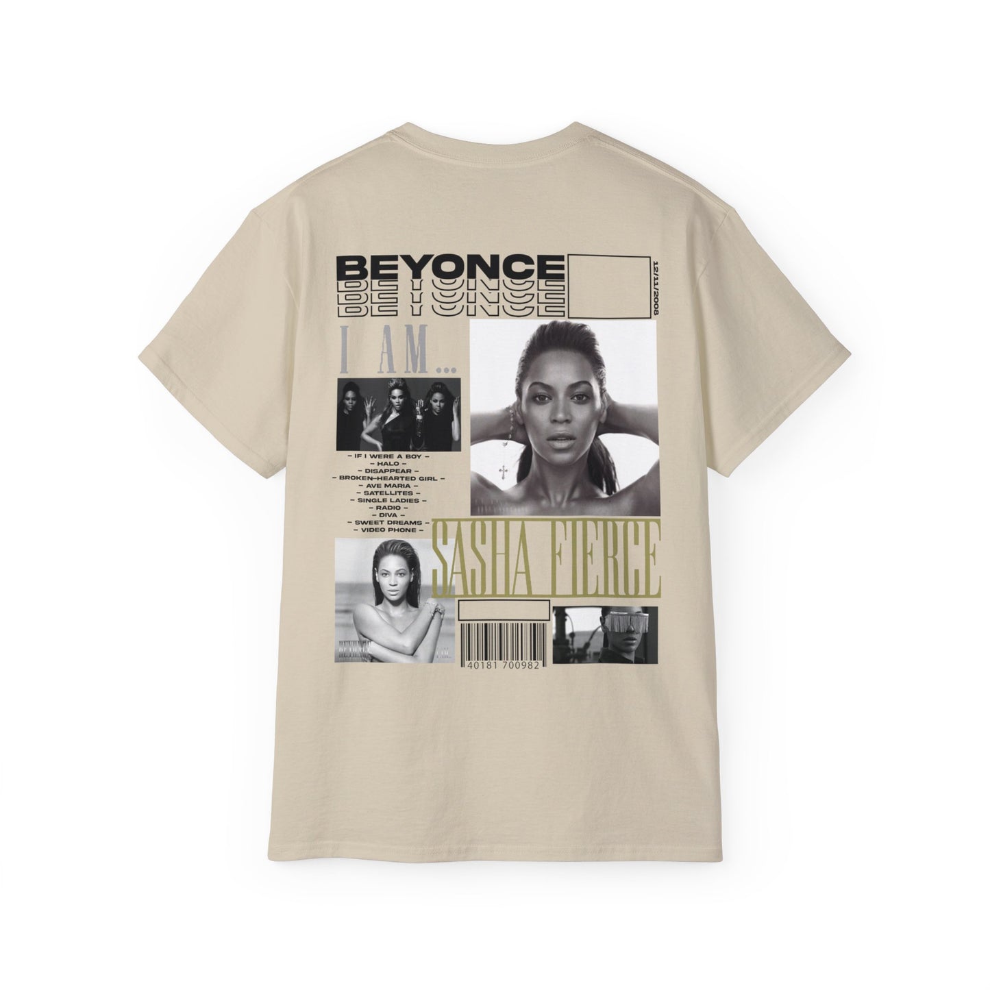 I am Sasha fierce Infographic T-Shirt