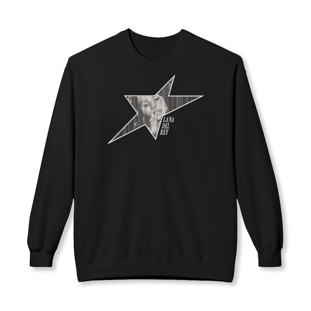 Lana Del Rey Halftone Embroidered Sweatshirt
