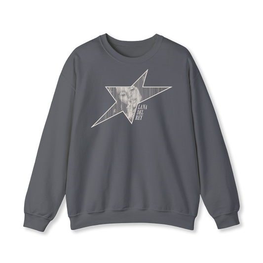 Lana Del Rey Halftone Embroidered Sweatshirt