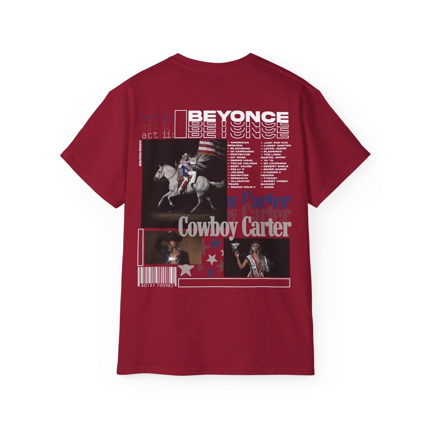 Cowboy Carter Infographic T-shirt