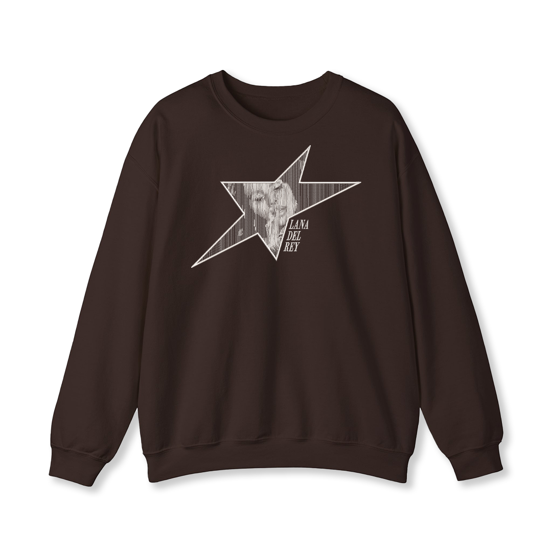 Lana Del Rey Halftone Embroidered Sweatshirt