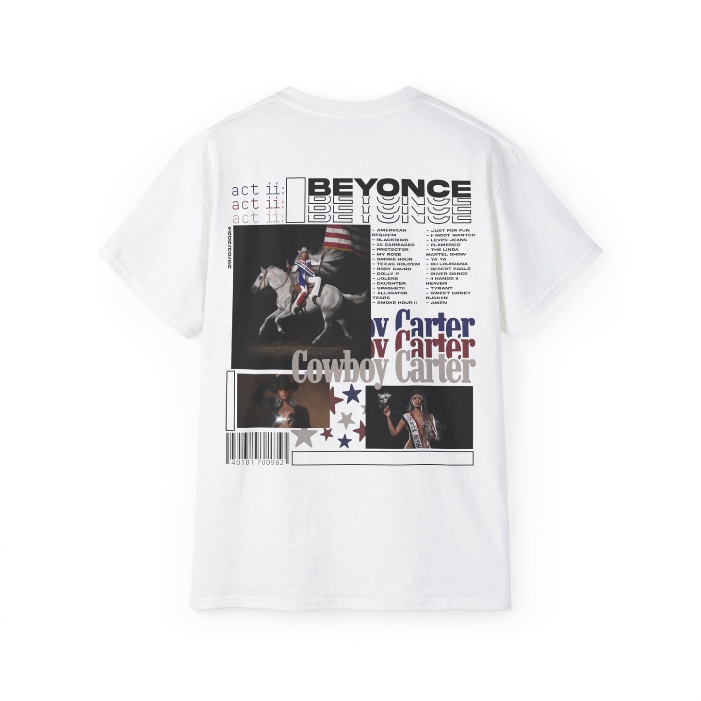 Cowboy Carter Infographic T-shirt