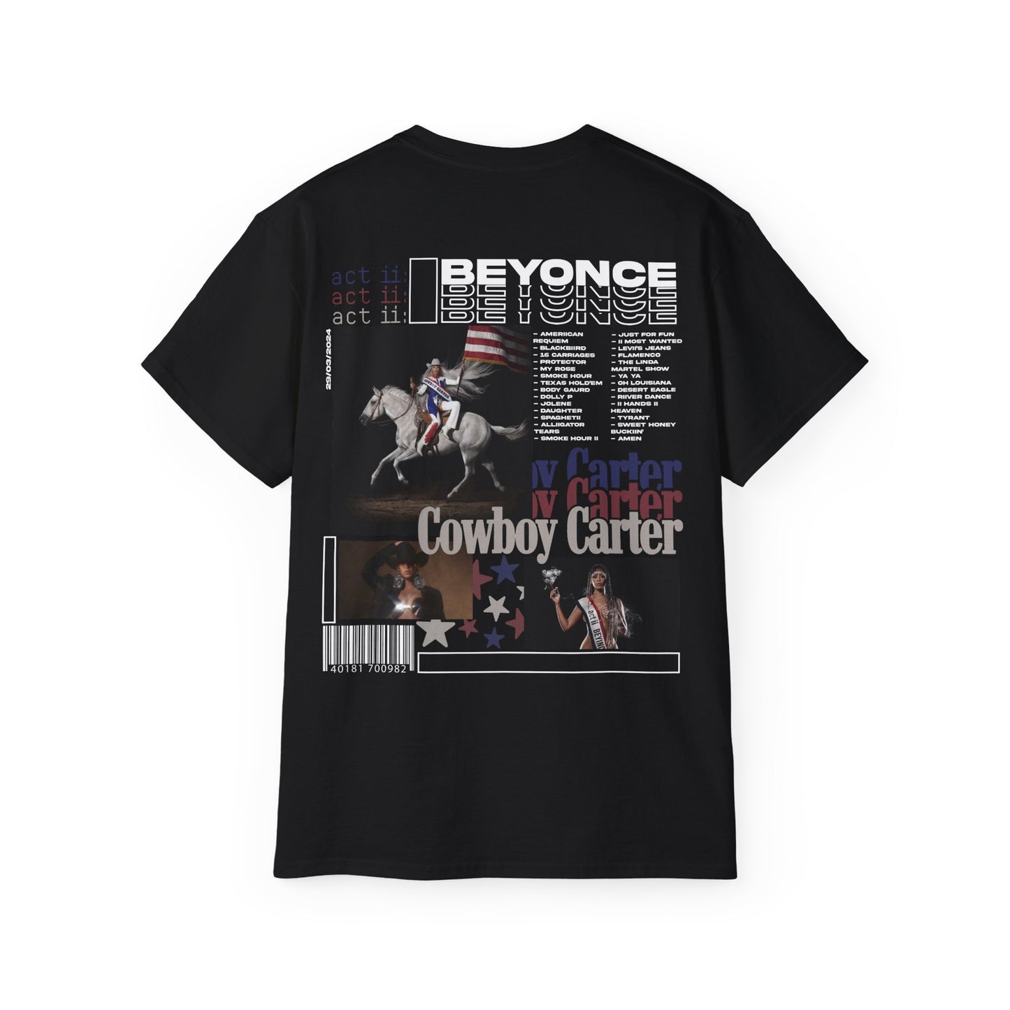 Cowboy Carter Infographic T-shirt