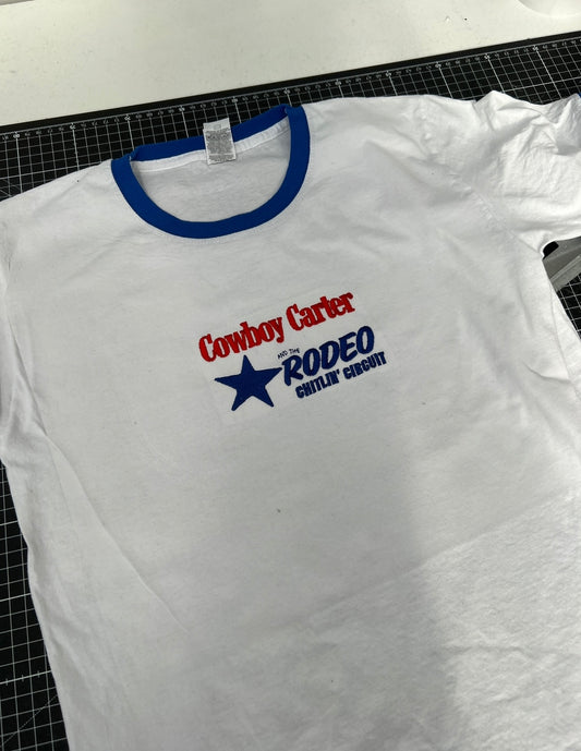 Discounted Cowboy Carter Ringer Tee