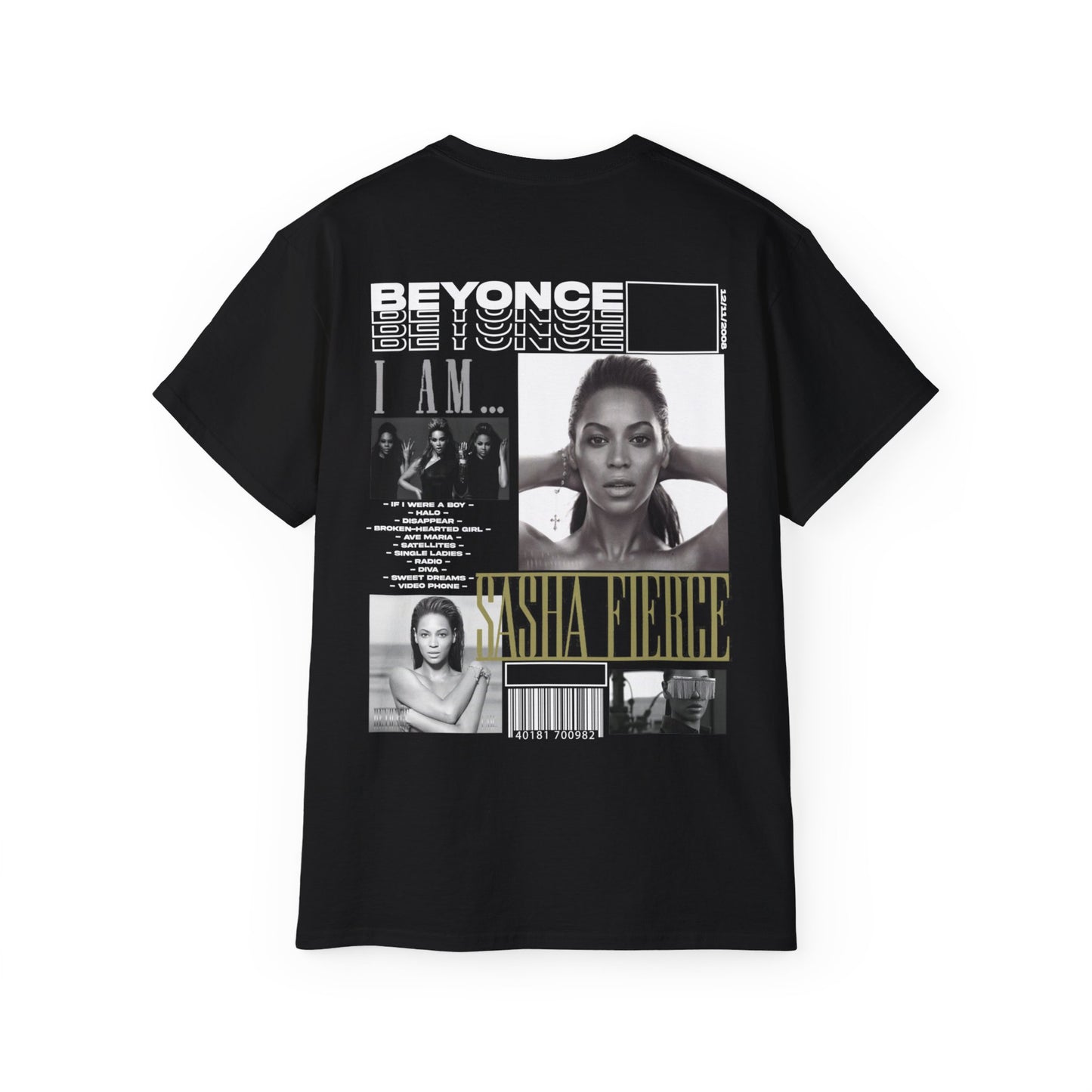 I am Sasha fierce Infographic T-Shirt